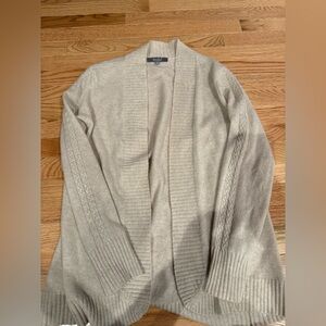 Marled Beige Women's Cardigan 100% Cashmere